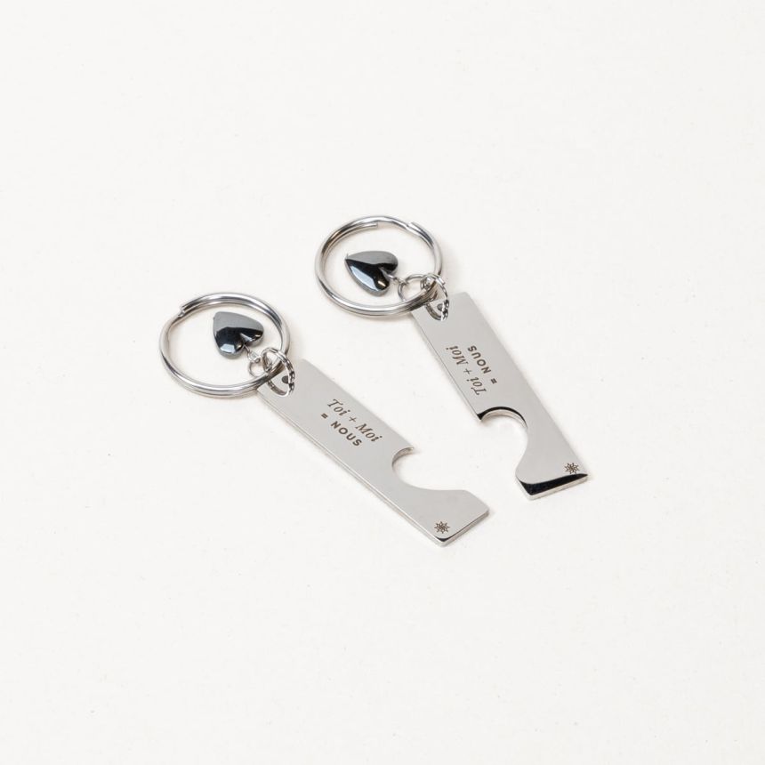 Porte-clé Lovely - Hématite