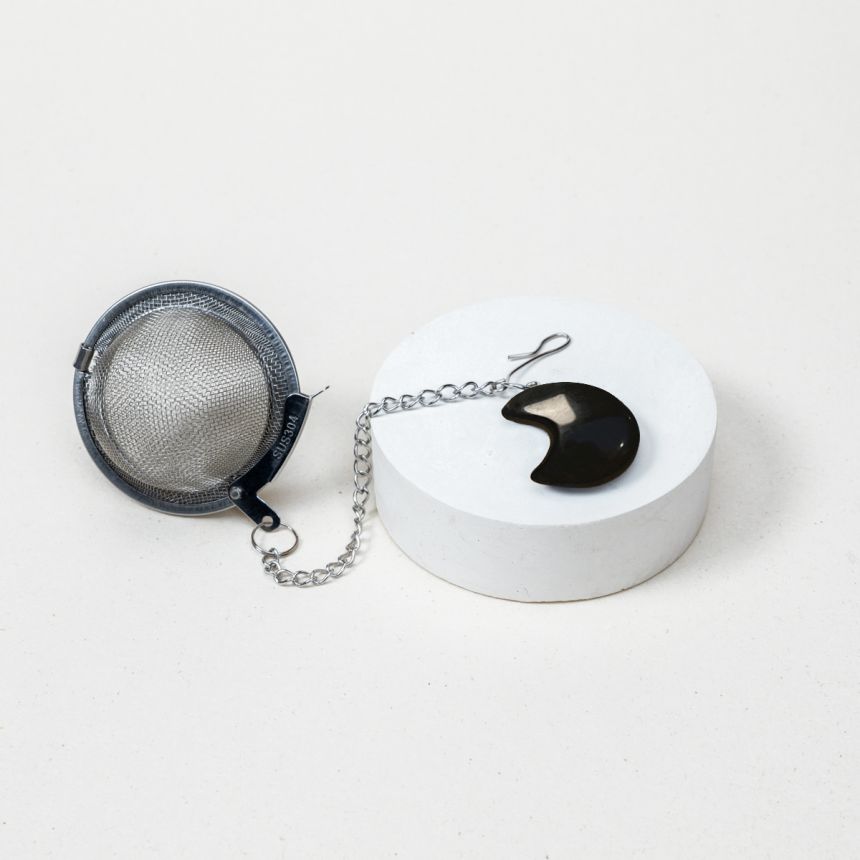 Boule à thé Maya - Obsidienne