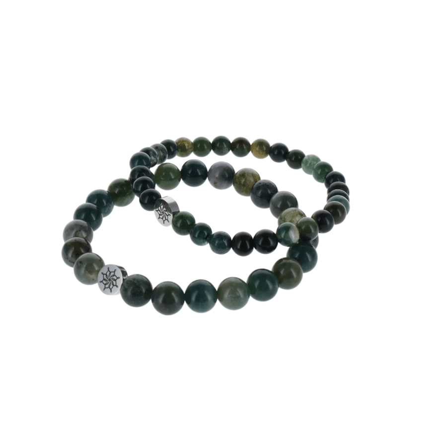Bracelet Agate Mousse