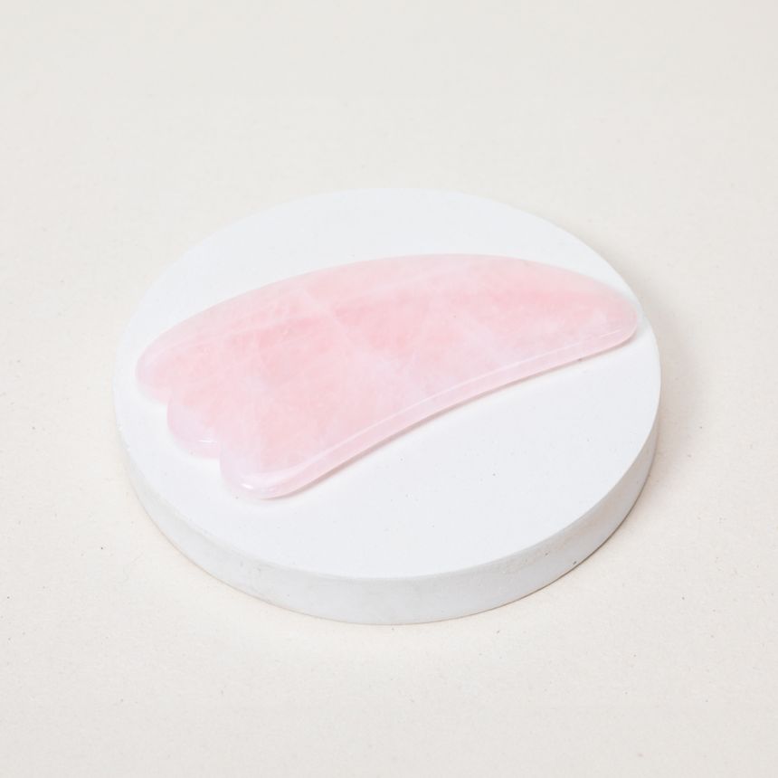 Gua Sha Lisa - Quartz rose